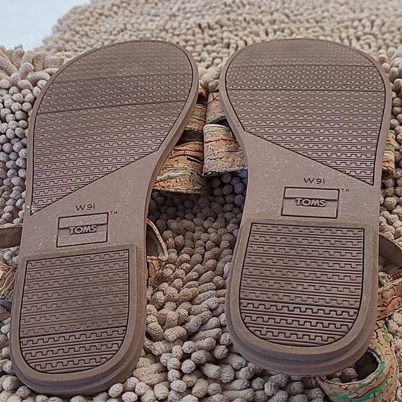 Toms cork sandals 9.5W excellent condition - Picture 4 of 8